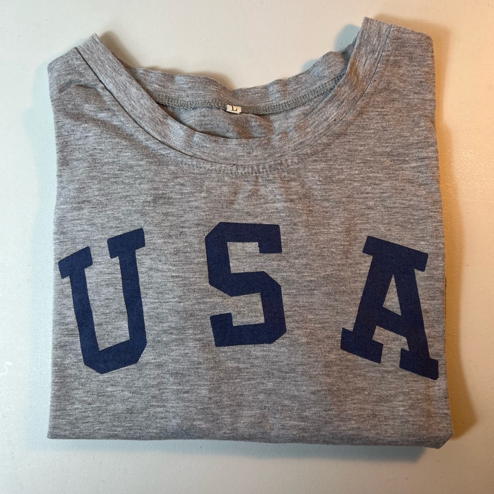 USA womens cropped top